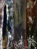 DEBIL JUNCO FRIO Madera, Acrílico y óleo sobre lienzo 49 x 39.5 Inches 2016